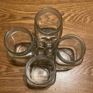 Mason Jar Mugs - Set of 4